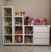 Стенка в детскую комнату для игрушек