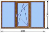 Окно деревянное с одной створкой серии «Элит» 
