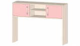 Надстройка для стола дуб мол./розовый Детская Буратино