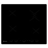 Электрическая варочная панель de luxe 595204.01эвс-001, черная, 4 конфорки
