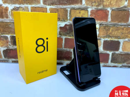 О5 Б/У ст. Realme 8i 4GB/64GB (кор) 865283051116396 №e00333437