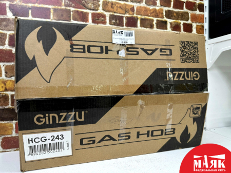 О9 Варочная Газовая панель Ginzzu HGG-243.2  конф №К00009010
