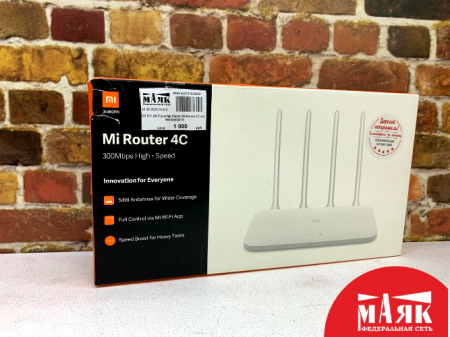 О2 Б/У Wi-Fi роутер Xiaomi Mi Router 4C кор №e00404019