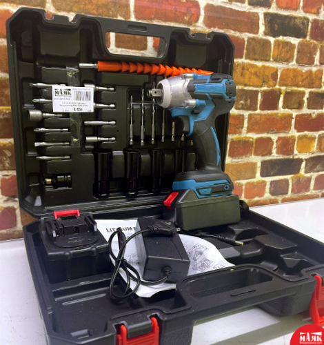 О7 Б/У Гайковерт ударный аккумуляторный Drillpro 388vf короб 123 №e00275315
