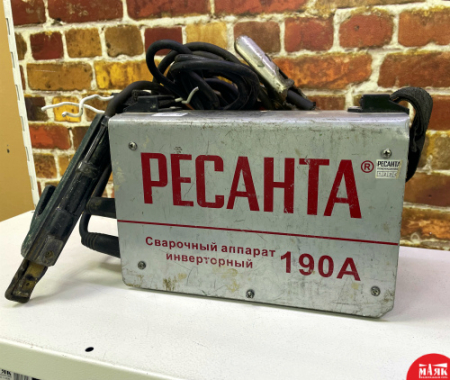 О2 Б/У Сварочный аппарат Ресанта 190А 123 №e00275390