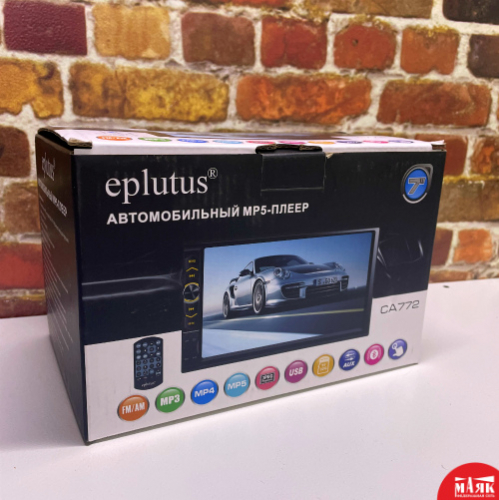 О6 Б/У Автомагнитола 2din eplutus CA772 Кор №e00281107