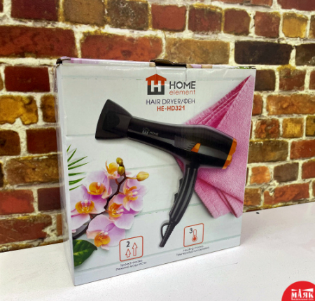 О2 Б/У Фен Home Element Hair HE-HD321 кор №e00285687