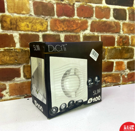 О2 Б/У Вентилятор вытяжной diciti slim 100 (КОР) №e00292091