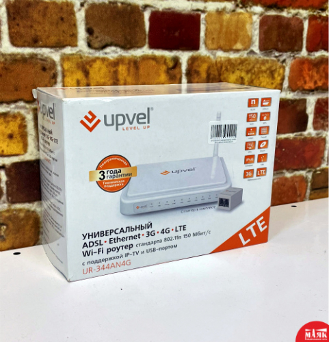 О10 Б/У Wi-Fi маршрутизатор UPVEL UR-344AN4G №e00295557
