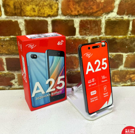 О2 ст Itel A25 Black 358661971679524 №К00006821