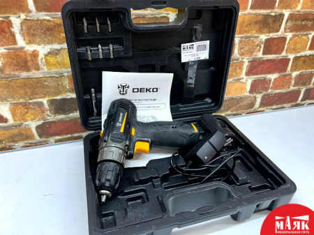 О5 Б/У шуруповерт деко 12v кор 123 №e00313961