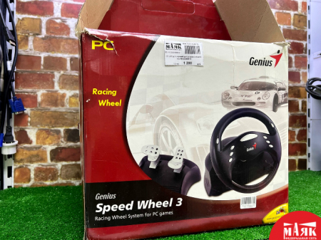 О3 Б/У руль игровой genius speed wheel 3 кор №e00305919