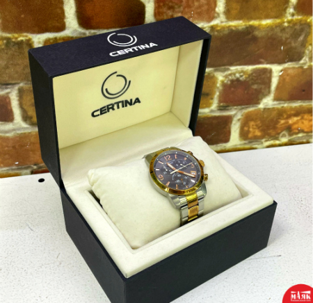 О2 Наручные кварцевые часы Certina C034.417A кор №К00007667