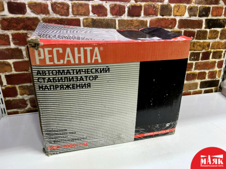 О1 Б/У автоматический стабилизатор ресанта асн-5000/1-ц кор 123 №e00309006 
