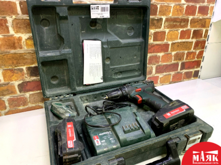 О3 Б/У Шуруповерт Metabo SC 30 123 №e00329825