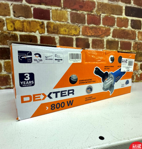 О2 Б/У болгарка dexter 125 кор 123 №e00312894