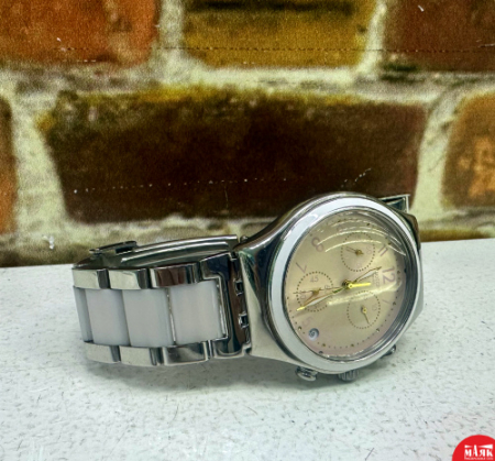 О2 Б/У часы наручные swatch swiss irony №e00313616