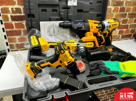 О5 Набор Электро Инструментов 4в1 Dewalt 123 №К00008601