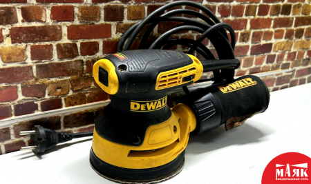 О8 Б/У Экцентриковая шлифовальная машнка Dewalt dwe 6423(пак) 123 №e00343533