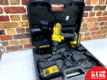 О2 Б/У шуруповерт dewalt dcd776 ks кор 123 №e00350839