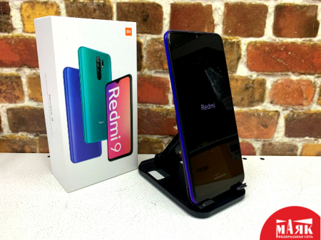 О4 Б/У ст. Redmi 9 2GB/32GB (кор) 865476050165428 №e00351380