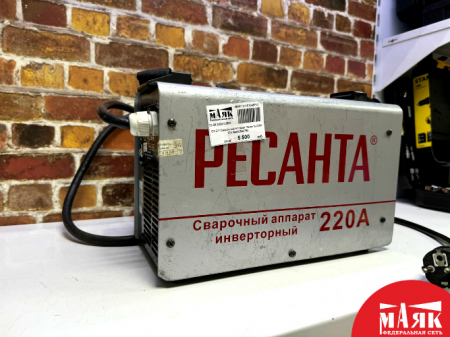 О3 Б/У Сварочный Аппарат Ресанта 220А 123 №e00352763