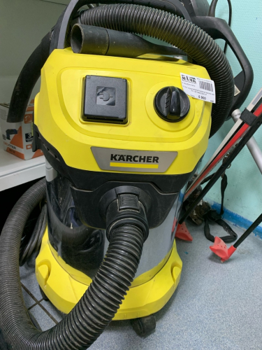О2 Б/У строительный пылесос karcher wd3 PS 123 №e00360137
