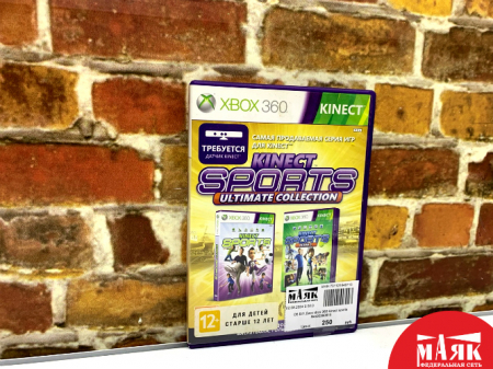 О5 Б/У Диск xbox 360 kinect sports №e00360815