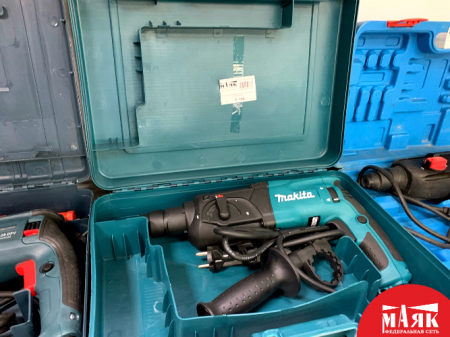 О10 Перфоратор Makita HR2470 кейс+буры 123 №К00009234