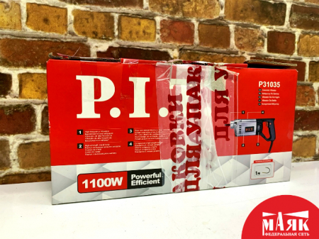 О3 Б/У Вибратор электрический ручной для бетона P.I.T. P31035 123 №e00364257