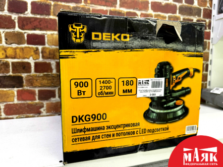 О2 Б/У Шлифмашинка Эксцентриковая Deko DKG900 кор 123 №e00364940