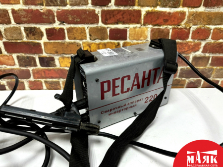 О10 Б/У Сварочный аппарат Ресанта САИ 220А 123 №e00369889