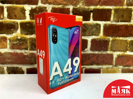 О1 Б/У ст. Itel  A 49 2GB/32GB (коробка) 354482781994167 №e00378804