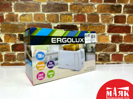 О3 Б/У ERGOLUX ELX-ET01-C01 ( электрический тостер)кор №e00380911