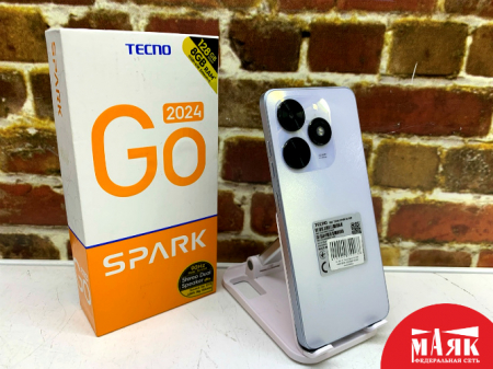 О1 Б/У ст. Tecno Spark Go 2024 4GB/128GB 352939491263664 №e00388664