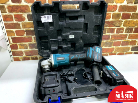 О1 Б/У ушм аккамуляторная profipower mkdga-18v 123 №e00404748
