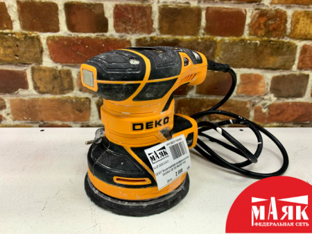 О2 Б/У Эксцентриковая шлифмашина deko DKG400-125 123 №e00417435
