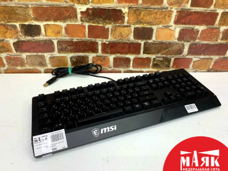 О3 Б/У Клавиатура MSI Vigor GK20 RU №e00420405