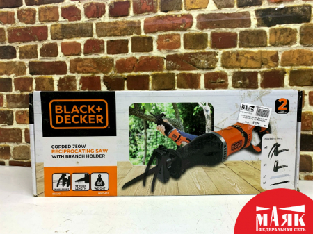 О7 Б/У Сабельная пила Black&amp;Decker BES301-QS кор 123 №e00422291