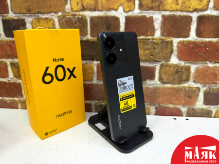 О4 Б/У ст. Realme Note 60x 3GB/64GB (кор) 864872072065532 №e00422383
