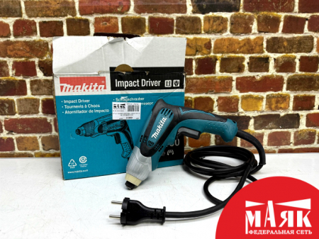 О7 Б/У Сетевой шуроповерт Makita TD0100 кор 123 №e00430364