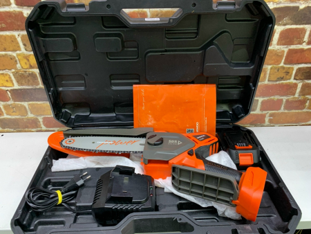 О2 Б/У Пила цепная аккумуляторная daewoo dacs 821Li SET кор 123 №e00454470