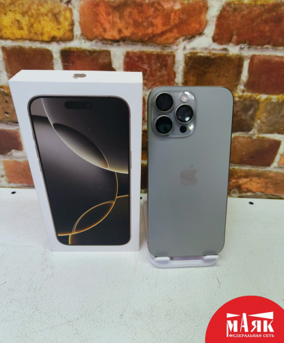 О9 Б/У ст. iPhone 16 Pro Max 8GB/256GB 100% (кор) 354461422226148 №e00459146