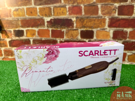 О3 Б/У Фен-щетка Scarlett SC-HAS73I14, 800 Вт, 2 насадки №e00462515