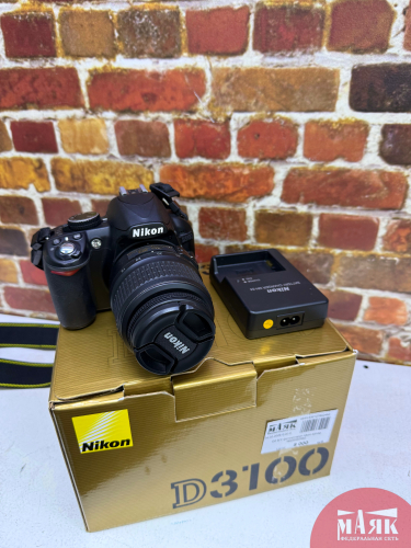 О2 Б/У фотоаппарат nikon d3100 №e00462952