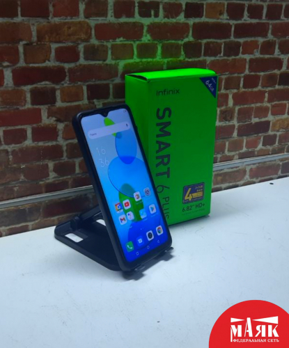 О8 Б/У ст. Infinix Smart 6 plus 4GB/64GB (кор) 358757815032563 №e00464811