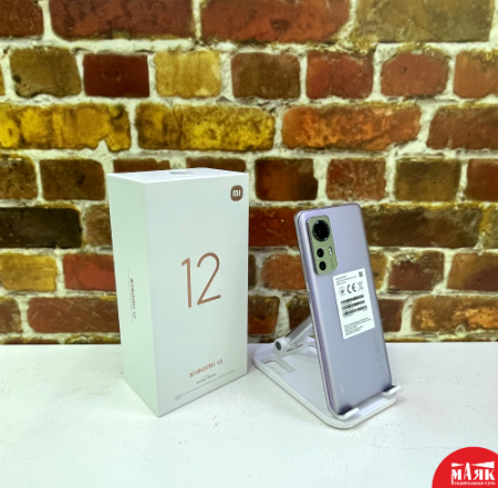 О2 Б/У ст Xiaomi 12 8/256 НОВ КОР 860978059757332 №e00227029 К-ПЕШКОВ (МАРТ23)