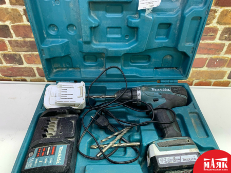 О1 Б/У Шуруповерт Makita 14,4v кейс 123 №e00231108