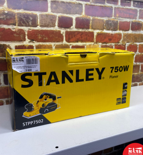 О4 Б/У Сетевой электрорубанок STANLEY STPP7502 кор 123 №e00236519