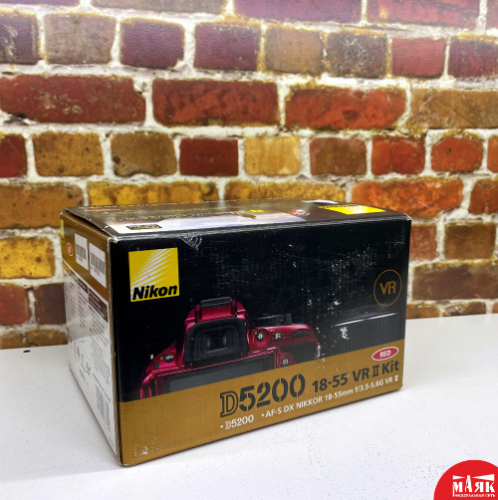 О4 Б/У Фотоаппарат nikon d5200 kit 18-55 vr2 кор №e00238590